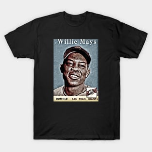 Willie Mays: Say Hey Flashback to 1958 T-Shirt